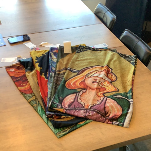 Infinity Scarf - Tarot Art