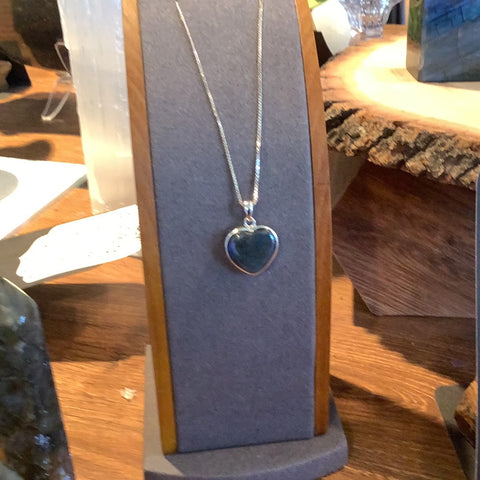 Labradorite Heart Necklace